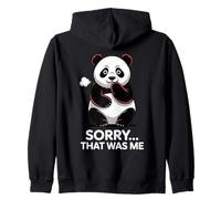 Sorry That Was Me Panda Funny Pet Blague Humour Sweat à Capuche