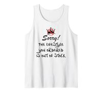 Sorry The Lifestyle You Ordered is Currently Out Stock Débardeur