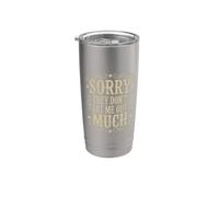 Sorry They Don't Let Me Out Much Mèmes gênants Gobelet isotherme en acier inoxydable double paroi
