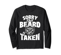 Sorry This Beard is Taken - Barbu Husband Boyfriend Fiancé Manche Longue