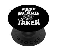 Sorry This Beard is Taken - Barbu Husband Boyfriend Fiancé PopSockets PopGrip Adhésif