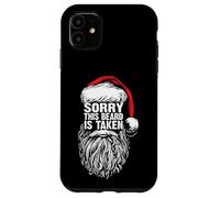 Sorry This Beard is Taken Cool Christmas Santa Claus Graphic Coque pour iPhone 11