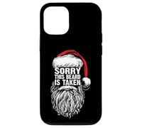 Sorry This Beard is Taken Cool Christmas Santa Claus Graphic Coque pour iPhone 12/12 Pro