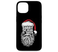 Sorry This Beard is Taken Cool Christmas Santa Claus Graphic Coque pour iPhone 13