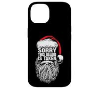 Sorry This Beard is Taken Cool Christmas Santa Claus Graphic Coque pour iPhone 14