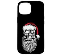 Sorry This Beard is Taken Cool Christmas Santa Claus Graphic Coque pour iPhone 15
