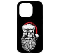 Sorry This Beard is Taken Cool Christmas Santa Claus Graphic Coque pour iPhone 15 Pro