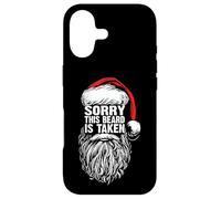 Sorry This Beard is Taken Cool Christmas Santa Claus Graphic Coque pour iPhone 17