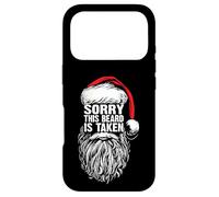 Sorry This Beard is Taken Cool Christmas Santa Claus Graphic Coque pour iPhone 17 Pro
