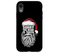 Sorry This Beard is Taken Cool Christmas Santa Claus Graphic Coque pour iPhone XR