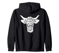 Sorry We're Late The Cows Were Out Sweat à Capuche