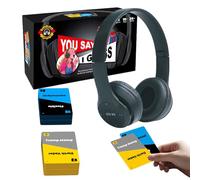 Sorry What Game - Jeu de société de devinettes basé sur Le défi des écouteurs, Jeu de Mots sans Censure pour 2 Joueurs et Plus, Parfait pour Les soirées et fêtes pour 14 Ans et Plus