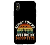 Sorry You're Just Not My Blood Type Halloween Nurse |- Coque pour iPhone X/XS