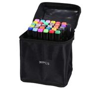 Sort Mallette de rangement avec 30 marqueurs double pointe