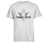 Sort Mortel Omega T-Shirt Gris À Manches Courtes pour Hommes