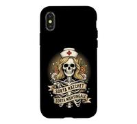 Sorta Cliquet, Sorta Nightingale - Squelette d'allaitement Coque pour iPhone X/XS