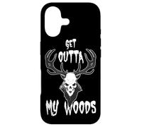 Sortez de Mes Bois Wendigo, Un Monstre de la forêt cryptique Effrayant Coque pour iPhone 17