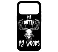 Sortez de Mes Bois Wendigo, Un Monstre de la forêt cryptique Effrayant Coque pour iPhone 17 Pro Max