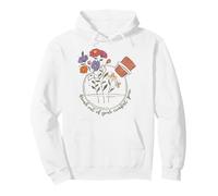 Sortez de Votre Zone de Confort - Fleurs Sauvages rétro positives Sweat à Capuche