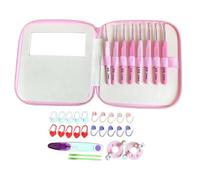 Sortez le kit de crochet du crochet, des crochets au crochet fixés | Crochets à crochet pour débutants faits à la main | Outil de tricot multi-tailles pour la fabrication d'écharpes, gants