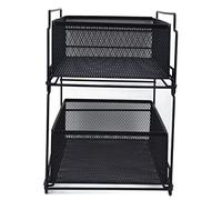 Sortez Organisez, sous des Tiroirs d'armoire avec Une Forte capacité de Transport, des Rails de Glissière à Double Couche Lisse sous l'organisateur de l'évier pour Les Fruits et Légumes,