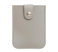 Sortez-vous du support de carte - boîtier de verrouillage à pression portable, poche de crédit minimaliste | Portefeuille de cartes Pu Premium avec mécanisme de diapositive rapide, stockage multi-cart