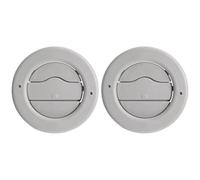 sortie CA tableau bord Compatible Avec GMC Pour Yukon XL 2015 2016 2017 2018 2019 2020 Grille D'aération De Climatisation OEM: 22910951(1 Pair Gray)