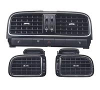 sortie CA tableau bord Compatible Avec VW Pour Polo 6C 2010 2011 2012 2013 Ensemble De Bouche D'aération Arrière Pour Climatisation De Voiture OEM:6R0819704(Middle B 3PCS)