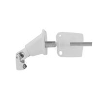 Sortie caisson 90° - Entrée femelle Ø12 - Sortie 6P7 - L 355 mm - Platine alu blanc