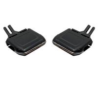 Sortie Climatiseur 1x/2x Clip Fixation Chromé Grille D'aération Arrière Console Centrale Intérieure Pour VW Pour Passat B8 Pour CC 2019-2024 Version UE 3G0819203A Aérateurs Climatisation(Rear-2PCs)