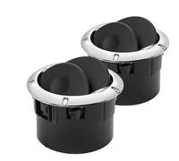 Sortie Climatiseur Compatible avec Dacia Pour Duster Pour Logan Pour Sandero 8200212480 8200464605 8200817797 Couvercle de grille d'aération de climatisation avant de voiture (Color : 2pcs Sliver)