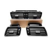 Sortie Climatiseur Compatible avec VW pour Passat B6 B7 pour CC R36 tableau de bord avant de voiture sortie de climatisation évents A/C 3AD819728 3AD819702 3AD819701(Color:Piano paint 1 set)