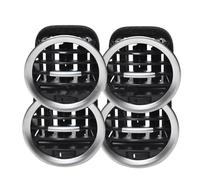 Sortie Climatiseur Grille D'aération Chromée Pour Opel Corsa D Adam 2201099 13417363 13365420 Sortie D'air De Tableau De Bord Grille D'aération Climatiseur(4PCS)