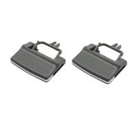 Sortie Climatiseur Kit Réparation Clips Coulissants Pour Sorties D'aération Climatisation Avant Et Arrière Voiture Pour Benz W164 X164 M ML GL 300 350 450 500(Front gray 2pcs)