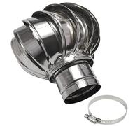 Sortie d'aération Murale, Ventilateur de Turbine, bouches d'aération d'éoliennes, Conduit d'aération étanche, éolienne à Renfort Interne, Couvercle Externe Mural d'extracteur Rond