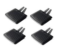 Sortie D'air Central 1/4/6 Pièces Tableau Bord Sortie D'air Ca Grille Réglage Curseur Clip Pick 1KD819728 Compatible Avec VW Pour GOLF MK5 2004 2005 2006 2007 2008 2009(4PCS-Front)