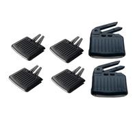 Sortie D'air Central 1/4/6 Pièces Tableau Bord Sortie D'air Ca Grille Réglage Curseur Clip Pick 1KD819728 Compatible Avec VW Pour JETTA MK5 2006 2007 2008 2009 2010 2011(1Set-6PCS)