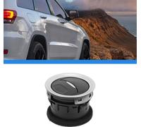Sortie D'Air Centrale De Tableau De Bord Compatible Pour Ford Fiesta 2013-2016, Panneau De Ventilation D'Air Noir Argenté En Abs Durable
