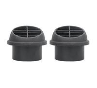 Sortie d'air chaud 60 mm, 2 pièces, Accessoires de chauffage de stationnement, Sortie d'air Verrouillable Rotatif en plastique ABS, Sortie d'air en forme de champignon, Universel, chauffage de