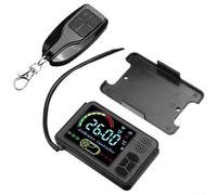 Sortie d'air chaud - Pièce en T - Raccord de tuyau - 42/60/75/90 mm - Buse de ventilation rotative pour chauffage de véhicule - Compatible avec les chauffages diesel Webasto et Eberspächer - Plastique