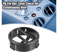 Sortie d'air conditionné universelle ronde noire de 71 mm 69 mm pour camping-car, bus, bateau, yacht et caravane