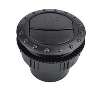 Sortie d'air ronde universelle, convient pour camping-car, bus, bateau, yacht, voiture, pièces de rechange - Climatisation, installation, cache bouton de purge, déflecteur pratique et durable