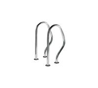 Sortie de bain 470 x 800, jeu de 2 mains courantes inox AISI 304