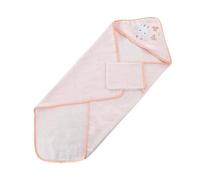 Sortie de bain avec gant lapinou pink 90X150