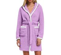 Sortie de Bain Femme Homme Coton Éponge de Sauna Longues en Flanelle Peignoir de Bain Douche Haute Absorción et Ceinture Ajustable Sechage Rapide Serviette Épaisse en Grande Taille Toutes les Saisons