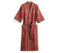 Sortie De Bain Peignoir Eponge Kimono Homme Japonais Manches Longues Robe Chambre Peignoirs Grande Taille Piscine Microfibre Nid D'abeille Dabeille