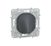 Sortie de câble 1 poste Ovalis Anthracite Schneider