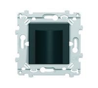 Sortie de câble anthracite - HAGER WE156A