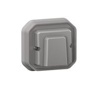 sortie de cable - avec serre cable - gris - encastré - legrand plexo 069848l