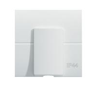 Hager - Sortie de câble blanche étanche IP44 avec support sans plaque Essensya HAGER WE154